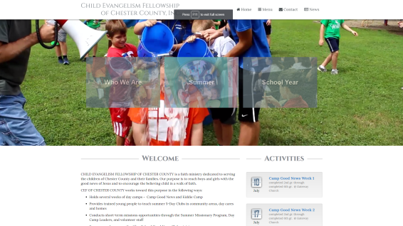 Child Evangelism Fellowship of Chester County by Celebration Web Design