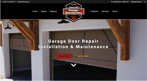 Jarusewski’s Garage Door Service by Celebration Web Design