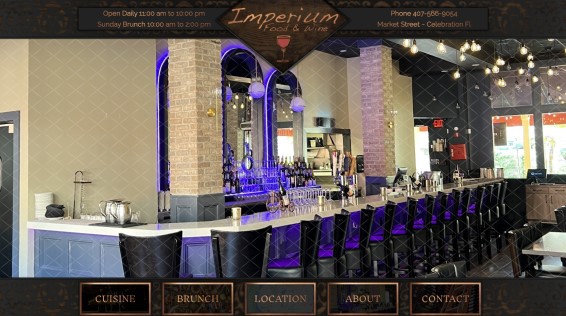 Imperium Wine and Food by Celebration Web Design