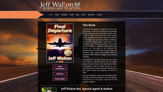 JCelebration Web Design Site - Jeff Walton Author