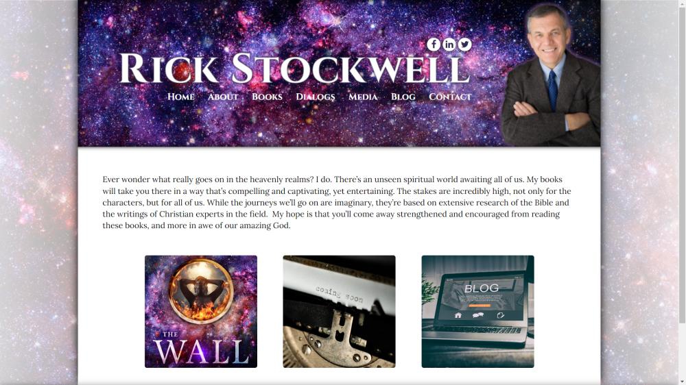 Celebration Web Design Site - Rick Stockwell Author