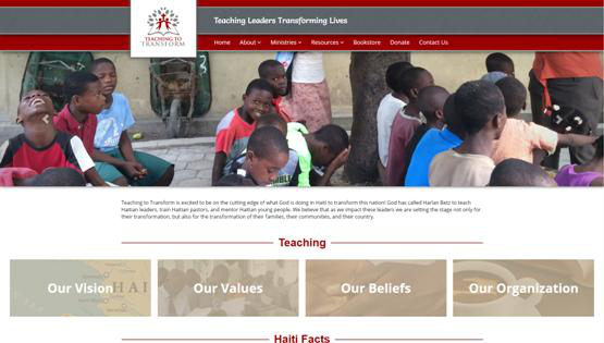 Teaching Leaders Transforming Lives by Celebration Web Design