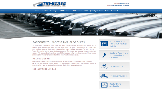 TriState Dealer Services by Celebration Web Design