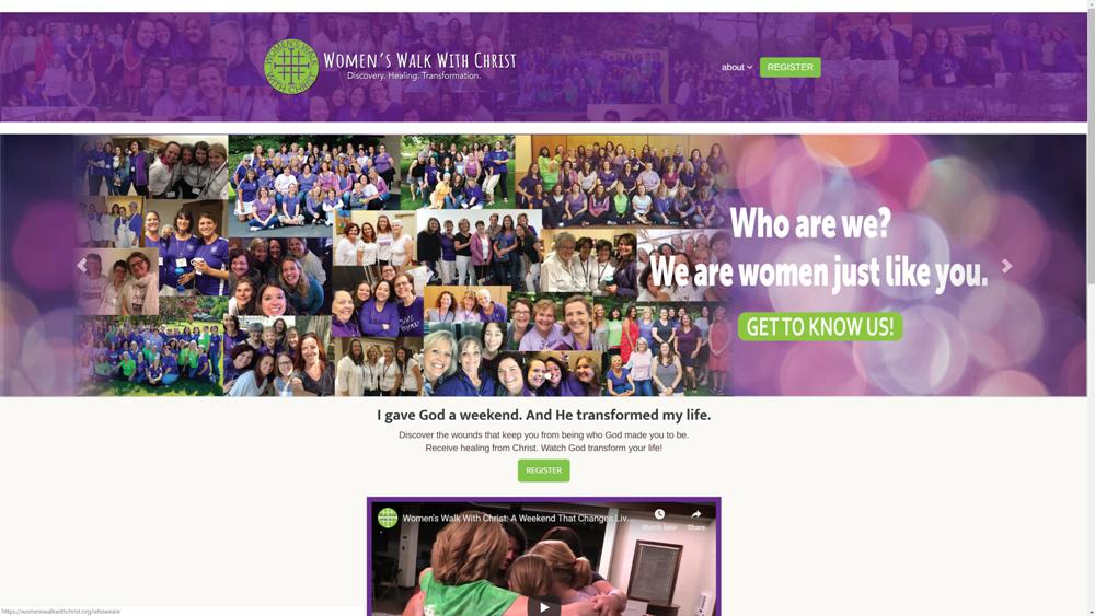 Women's Walk With Christ womens ministry by Celebration Web Design