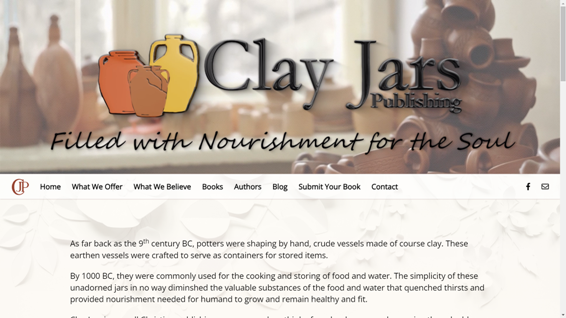 Clay Jars Publishing by Celebration Web Design